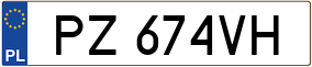 Truck License Plate